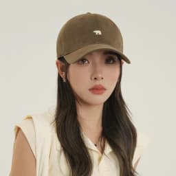 Stylish Bear Embroidered Baseball Cap Sun Protective Breathable Adjustable Ideal Casual Hat Men Women Unisex Baseball Cap