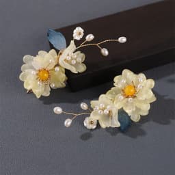 1Pair Chinese Wind Hairpin Hanfu Hair Accessories Retro Dress Headdress Long Butterfly Tassel Hairpin Accessories Jewelry.