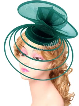 Church Fascinator Hat Wedding Mesh Headpiece Women Party Banquet Chapeau Cap Headband Ladies Party Tea Royal Ascot Pillbox Caps