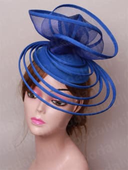 Church Fascinator Hat Wedding Mesh Headpiece Women Party Banquet Chapeau Cap Headband Ladies Party Tea Royal Ascot Pillbox Caps