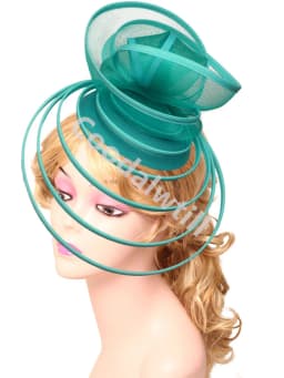 Church Fascinator Hat Wedding Mesh Headpiece Women Party Banquet Chapeau Cap Headband Ladies Party Tea Royal Ascot Pillbox Caps