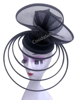 Church Fascinator Hat Wedding Mesh Headpiece Women Party Banquet Chapeau Cap Headband Ladies Party Tea Royal Ascot Pillbox Caps