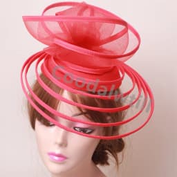 Church Fascinator Hat Wedding Mesh Headpiece Women Party Banquet Chapeau Cap Headband Ladies Party Tea Royal Ascot Pillbox Caps