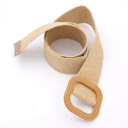 Striped elastic waistband for women's fashion square buckle elastic weaving bohemian style PP grass wide waistband