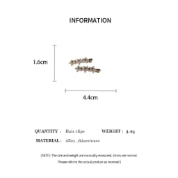 Y2k Stars Full Rhinestones Hair Clips for Women Lovely Girlish Hairpins Metal Duckbill Hairgrip Forehead Bang Ornament Headpiece