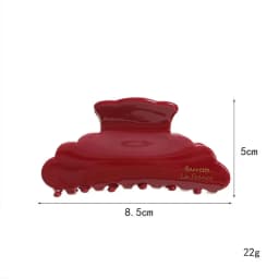 1pc New Retro Acetic Acid Grip Clip Women's Half Hair Shark Clip Medium Hair Clip Temperament Hair Clip Headpiece