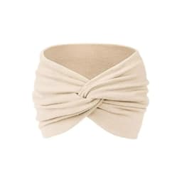 Women Bohemian Headband Cotton Stretch Solid Color Yoga Hair Band Extra Large Elastic Turban Headwear for Daily Cosmetic