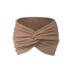 Women Bohemian Headband Cotton Stretch Solid Color Yoga Hair Band Extra Large Elastic Turban Headwear for Daily Cosmetic