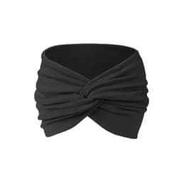 Women Bohemian Headband Cotton Stretch Solid Color Yoga Hair Band Extra Large Elastic Turban Headwear for Daily Cosmetic