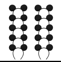 Knot Accessories Minnie Hairbands Favors Mom Lovely Ears Kids Mickey Headbands Hair Boys Party Sequin Baby Birthday Bows Girls
