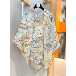 130Cm Winter New Fubao Dream Versatile Imitation Silk Hairy Girl Travel Shawl Warm Scarf Decorative Large Square Scarf