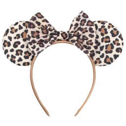 Fashion Classic Leopard Pattern Mickey Mouse Ears Headband 5"Bow Hairband Girls Women Festival Party DIY Hair Accessories Gifts