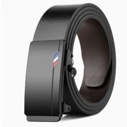 New Genuine Men's PU Belt Luxury Brand Automatic Buckle Soft Belt Work Pants Denim Belt Business Fashion