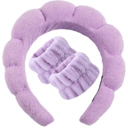 3PCS/SET Ladies Floral Headband Moisture-Proof Wristband SPA Face Wash Makeup Use Travel Holiday Ladies Gift