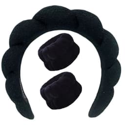 3PCS/SET Ladies Floral Headband Moisture-Proof Wristband SPA Face Wash Makeup Use Travel Holiday Ladies Gift