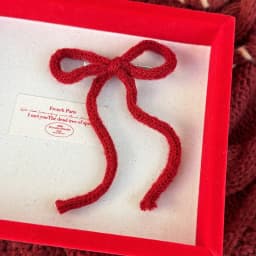 Red Bow Woolen Knitting Hair Clips Headband for Woman Girls Sweet HairPin Child Cute Barrettes Fashion New Year Hair Accessories