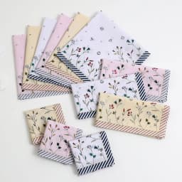 3-Pack of Elegant Handkerchiefs for Women, Pure Cotton Sweat-Wiping Handkerchiefs, Holiday Gifts, Wedding Supplies, Placemats