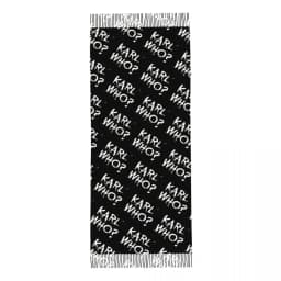 Custom Printed Karl Who Scarf Men Women Winter Warm Scarves Shawls Wraps