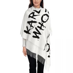 Custom Printed Karl Who Scarf Men Women Winter Warm Scarves Shawls Wraps