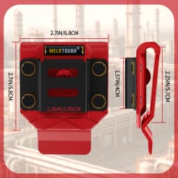 MELOTOUGH Drill Holder for Tool Belt,Drill Belt Clip,Drill Holster,Tape Measure Holder,Drill Belt Holder