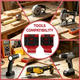 MELOTOUGH Drill Holder for Tool Belt,Drill Belt Clip,Drill Holster,Tape Measure Holder,Drill Belt Holder