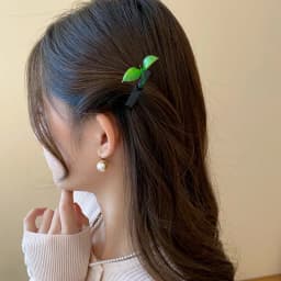Fun Simulation Fruits Food Strawberry Cherry Grass Creative Design Bangs Duckbill Hair Clips Funny Cute Kawaii Head Accessories