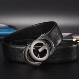 Men's Belt Automatic Buckle Belt Fashion Business Belt for Male Good Gifts for Men
