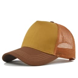 Fashion SunHat Outdoors Trucker Hat Cotton Mesh BreathableBaseball Cap Women Men Summer Sunshade MeshCap Truck Hat Cap Wholesale