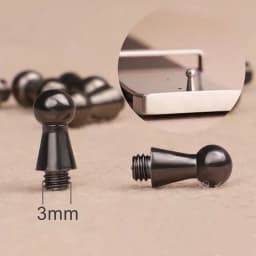 Premium Belt Repair Buckle & Screw Hardware, Luxury Metal Fittings for Durable Belt Maintenance