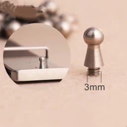 Premium Belt Repair Buckle & Screw Hardware, Luxury Metal Fittings for Durable Belt Maintenance