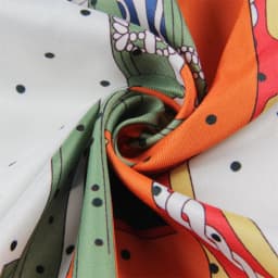 POBING Hand Rolled Twill Silk Scarf Women Horse Wheel Double Print Square Scarves Wraps Echarpes Foulards Femme Hijab 90CM