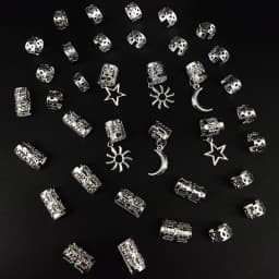 36pcs Stars Moon Sun Street Style Metal Simple Hair Jewelry Accessories for women girls Music festival Ramadan