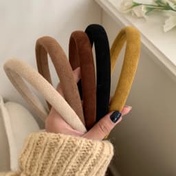 New Fashion Girls Hairband Solid Thin Hair Bands Hoop for Women Vintage Soft Elastic Headband Fashion  Headwear Hair Accessories