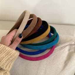 New Fashion Girls Hairband Solid Thin Hair Bands Hoop for Women Vintage Soft Elastic Headband Fashion  Headwear Hair Accessories