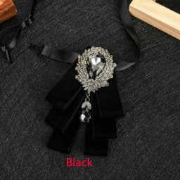 Handmade Bow Tie Men's Luxury Solid Korean Ribbon Diamond Velvet Groom Wedding Elegant Trendy Ribbon Party Retro Blue Bowtie