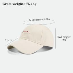 Retro Letter Embroidered Baseball Cap Big Headed Duck Tongue Hat Summer Outdoor Sports Men's Women's Adjustable Caps Hip Hop Hat