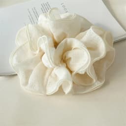 Korean Fashion Scrunchies For Women Heigh Elastic Hair Ties Ponytail Holder Headwear Double Fold Scrunchie Girl Hair Accessories