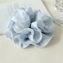 Korean Fashion Scrunchies For Women Heigh Elastic Hair Ties Ponytail Holder Headwear Double Fold Scrunchie Girl Hair Accessories