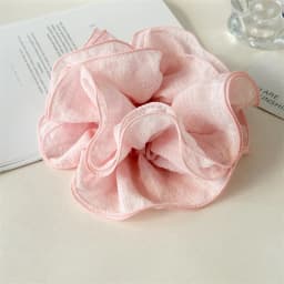 Korean Fashion Scrunchies For Women Heigh Elastic Hair Ties Ponytail Holder Headwear Double Fold Scrunchie Girl Hair Accessories