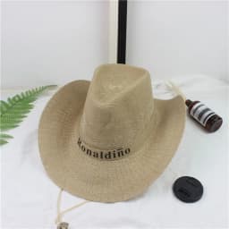 Summer Jazz Hat UV Protection Sun Hat Wide Brim Breathable Straw Cap Travel Outdoor Western Cowboy Hat Men Women Beach Cap