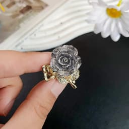 Rhinestone Metal Rose Small Hair Claws Women Girls Sweet Flower Hair Clips Hairpins Hair Accessories Women Headwear Gifts
