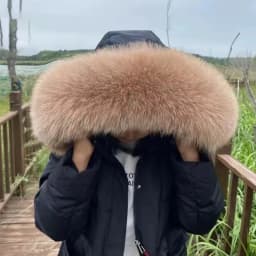 Real Fox Fur Collar For Coat Hood Decors Women Men Winter Luxury Fur Scarf Genuine Female Furry 100% Natural Fur Scarves Shawls