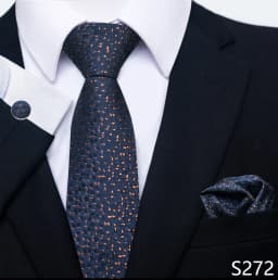 New Style Fashion Brand Tie For Men Green Floral Tie Pocket Squares Cuffilinks Set Necktie Suit Accessories Fit Formal Party