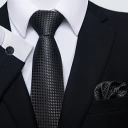 New Style Fashion Brand Tie For Men Green Floral Tie Pocket Squares Cuffilinks Set Necktie Suit Accessories Fit Formal Party