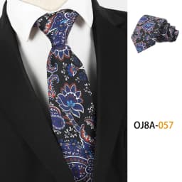 Fashion 8CM Mens Necktie Good Handfeel Print Patterns Classic Ties For Man Polyester Floral Formal Business Wedding Accessories