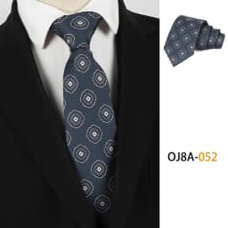 Fashion 8CM Mens Necktie Good Handfeel Print Patterns Classic Ties For Man Polyester Floral Formal Business Wedding Accessories