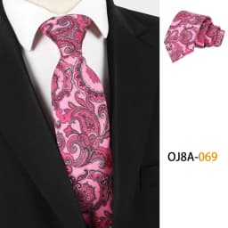Fashion 8CM Mens Necktie Good Handfeel Print Patterns Classic Ties For Man Polyester Floral Formal Business Wedding Accessories