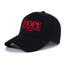Kpop J-hope Athletic Baseball Cap Hope On The Stage Adjustable Size Graphic Print Ponytail Hats for Running Workouts