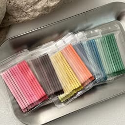 12Pcs Colorful Metal Hair Clips Curly Wavy Grips Hairstyle Bobby Pins Women Girl Hairpins Barrette Hair Styling Clips Pink Coffe