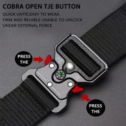 Men's Belt Outdoor Multi Function Compass Belt High Quality Canvas For Nylon Male Luxury Belts Women's Sports Jeans Neutral Belt